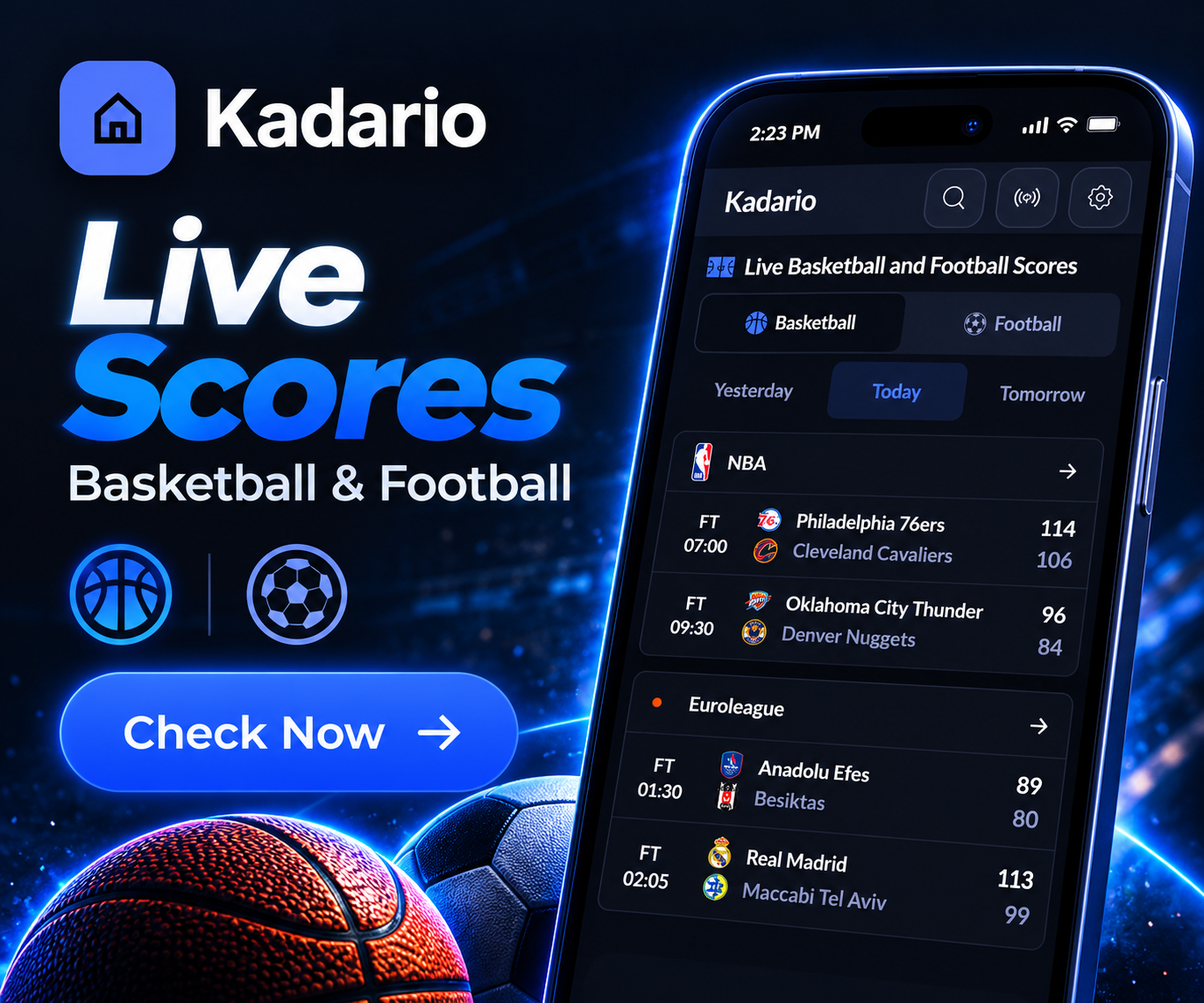 Kadario Live Scores — Basketball & Football (300x250)
