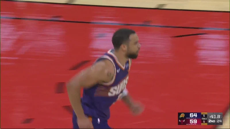 Phoenix Suns real NBA preseason game action photo